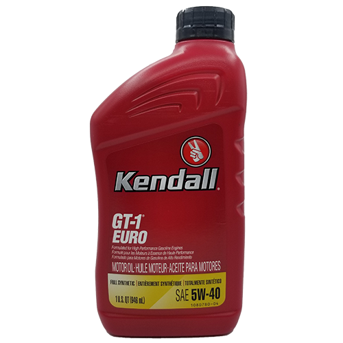 ACEITE KENDALL GT-1 EURO MO, FULL SINTETICO, 5W-40, 12/1