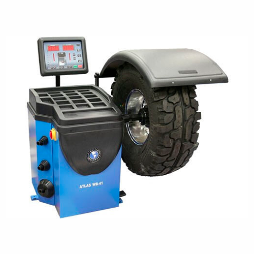 BALANCEADORA DE LLANTAS ATLAS WB41 C/ CUBIERTA Y MONITOR