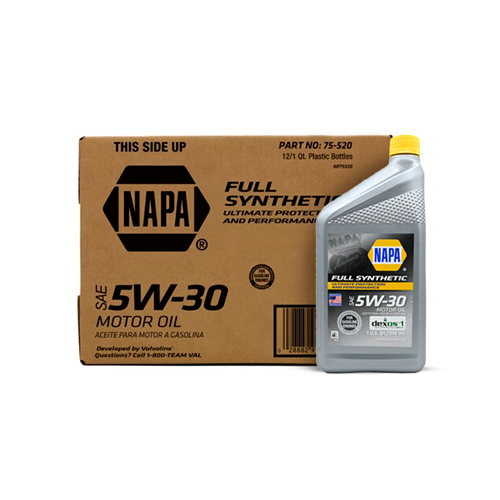 ACEITE NAPA NOL75520 FULL SYNTHETIC SAE 5W-30 12/1